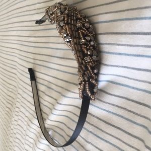 Hand sewed sequins headband